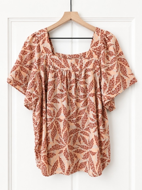 Eco Threads Tops - Ecothreads Linen Blend Pheasant Top